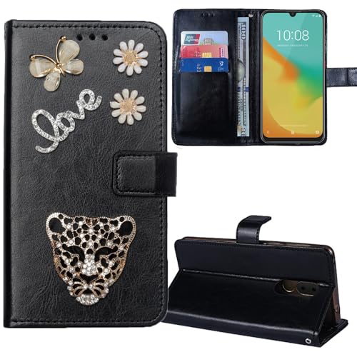 Anybird Premium Flip Leder Tasche Hülle Leopard 3D Diamond Bling TPU Silikon Case Für Ulefone Armor X3 / X5 / X5 Pro / X9 / X9 Pro Lederhülle Handyhülle Handy Tasche Schutz Cover Etui Black Anybird Premium Flip Leder Tasche Hülle Leopard 3D Diamond Bling TPU Silikon Case Für Ulefone Armor X3 / X5 / X5 Pro / X9 / X9 Pro Lederhülle Handyhülle Handy Tasche Schutz Cover Etui Black von Anybird