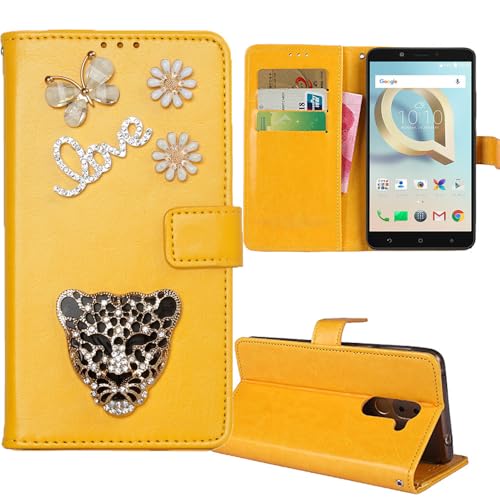 Anybird Premium Flip Leder Tasche Hülle Leopard 3D Diamond Bling TPU Silikon Case Für Ulefone Armor X3 / X5 / X5 Pro / X9 / X9 Pro Lederhülle Handyhülle Handy Tasche Schutz Cover Etui Yellow Anybird Premium Flip Leder Tasche Hülle Leopard 3D Diamond Bling TPU Silikon Case Für Ulefone Armor X3 / X5 / X5 Pro / X9 / X9 Pro Lederhülle Handyhülle Handy Tasche Schutz Cover Etui Yellow von Anybird
