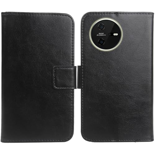 Anybird Schwarz Premium PU Leder Tasche Schutz Hülle Handy Case Wallet Cover Etui Ledertasche Für Casper VIA A40 6.78" von Anybird