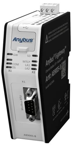 Anybus AB9006 Modbus-TCP Master/EtherNet/IP 2-Port Slave Gateway 24 V/DC 1St. von Anybus