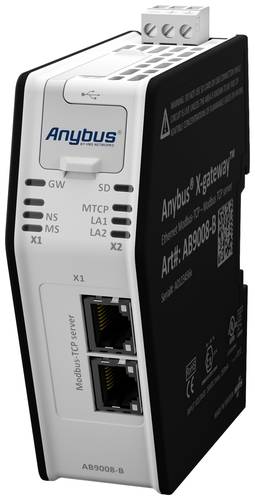 Anybus AB9008 Schnittstellen-Wandler Gateway, Modbus-TCP, USB 24 V/DC 1St. Anybus AB9008 Schnittstellen-Wandler Gateway, Modbus-TCP, USB 24 V/DC 1St. von Anybus