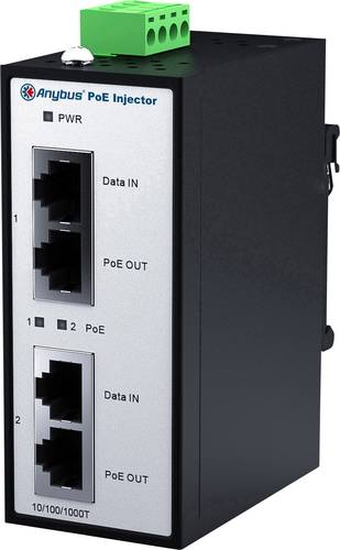 Anybus AWB4006 AWB4006 PoE Injector RJ-45 12 V/DC, 24 V/DC, 36 V/DC, 48 V/DC, 57 V/DC 1St. von Anybus