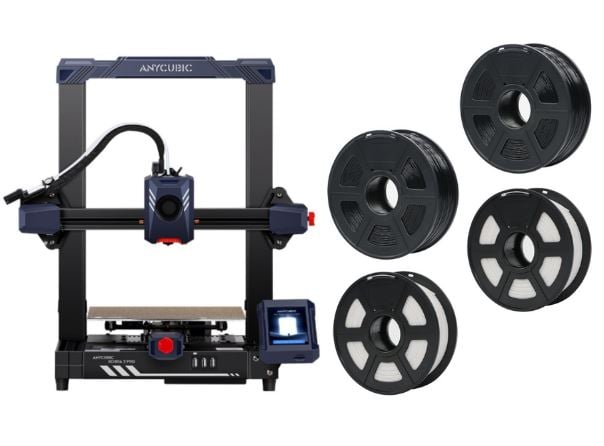 Anycubic - Kobra 2 Pro 3D Printer, 2x ST-PLA 1.75 mm 1 kg Filament Black&2x ST-PLA 1.75 mm 1 kg Filament White (CCTree) - Bundle von Anycubic