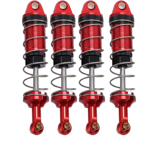 RC -Auto -Stoßdämpfer Legierung Hydraulischer Stoßdämpfer für MN128 MN86 G500 1/12 RC -Auto (Rot) von Aoaoy