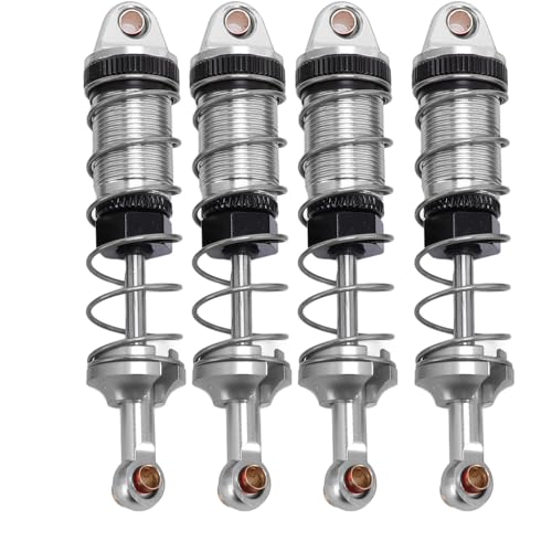 RC -Auto -Stoßdämpfer Legierung Hydraulischer Stoßdämpfer für MN128 MN86 G500 1/12 RC -Auto (Silber) von Aoaoy