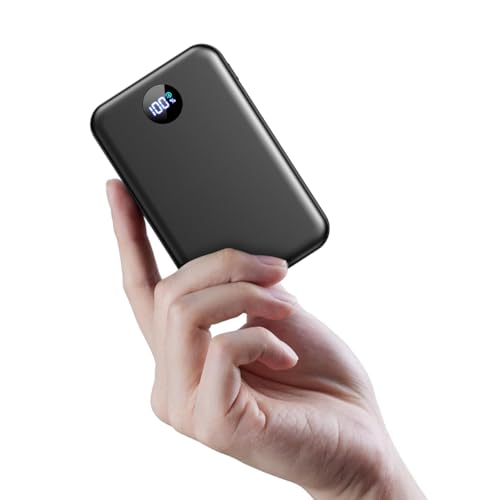 Power Bank, Mini PowerBank 15000mAh, PD 22,5W 3.0 QC 3.0 Externe Handyakkus mit LCD-Anzeige, Kompatibel mit iPhone 16 15 14 13 12 Pro Max und mehr Power Bank, Mini PowerBank 15000mAh, PD 22,5W 3.0 QC 3.0 Externe Handyakkus mit LCD-Anzeige, Kompatibel mit iPhone 16 15 14 13 12 Pro Max und mehr von Aobbow