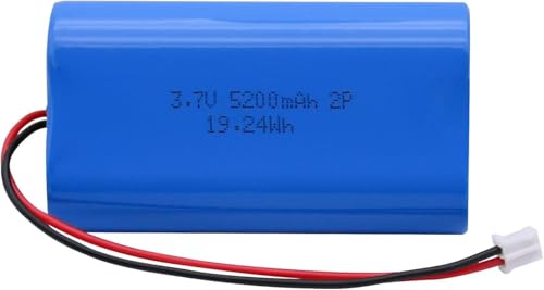 3.7V 5600mAh Wiederaufladbarer Akku-Pack mit JST-PH 2.0Pin 2P, Lithium-Akku für Elektronikspielzeuge, Beleuchtung, Geräte, DVD-Player, Bluetooth-Lautsprecher, RC-Truck, Boot, Auto 3.7V 5600mAh Wiederaufladbarer Akku-Pack mit JST-PH 2.0Pin 2P, Lithium-Akku für Elektronikspielzeuge, Beleuchtung, Geräte, DVD-Player, Bluetooth-Lautsprecher, RC-Truck, Boot, Auto von Aofonchy