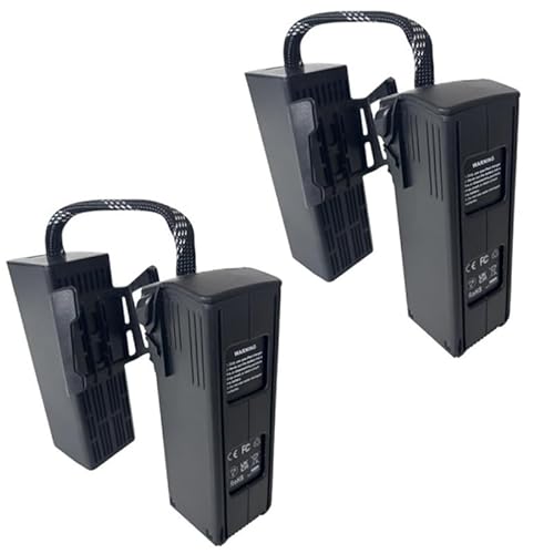 Aokicase Für DJI Mavic 3 / Mavic 3 Pro Akku 10000mAh / 17.6V Akkulaufzeit von 46 Minuten,hochkapazitiver intelligenter Flug Ersatzakku, für DJI Mavic 3 / Mavic 3 Pro Serie Drohne V2.0 (Schwarz) 4 pack von Aokicase