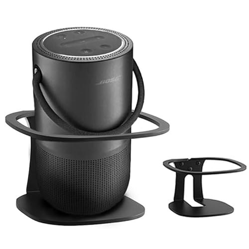 Aokicase Kompatibel mit Bose Portable Home Speaker Wandhalterung Halter Bose Portable Home Speaker Ständer Bose Portable Home Speaker Metallhalterung Zubehör,Zubehör Rack(Schwarz) 1PCS von Aokicase