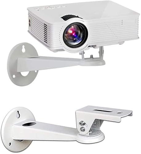Aokicase Mini Projektor Wandmontage/Kamera/verbesserte 360 Grad drehbare Halterung,7.8 inch-Verstellbare Wandhalterung,Ständer Metallhalterung Rack(weiß,1PCS) bg17 von Aokicase