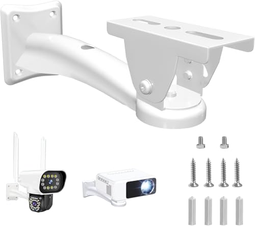 Aokicase Mini Projektor Wandmontage/Kamera/verbesserte 360 Grad drehbare Halterung,7.8 inch-Verstellbare Wandhalterung,Ständer Metallhalterung Rack(weiß,1PCS) bg22 von Aokicase