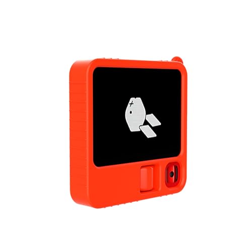 Aokicase Silikonhülle für Rabbit R1 AI-Gerät, vollständige Schutzhülle, hautfreundlich, schmutz- und stoßfest, 5 Farben (Orange) von Aokicase