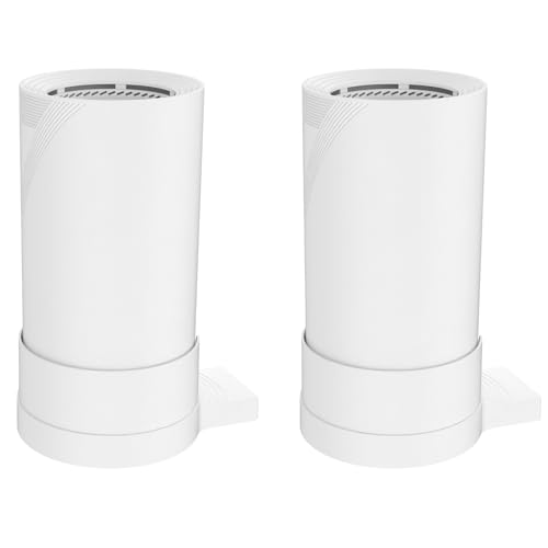 Für TP Link Deco BE65 / BE85 / BE95 Mesh System WiFi 7 System-Einfache und robuste Wandhalterung Standhalterung TP Link Deco BE65 / BE85 / BE95 Halterung mit Kabelmanagement(Weiß,2PCS) von Aokicase