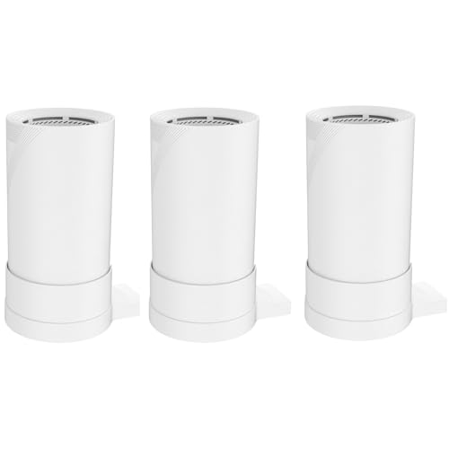 Für TP Link Deco BE65 / BE85 / BE95 Mesh System WiFi 7 System-Einfache und robuste Wandhalterung Standhalterung TP Link Deco BE65 / BE85 / BE95 Halterung mit Kabelmanagement(Weiß,3PCS) von Aokicase