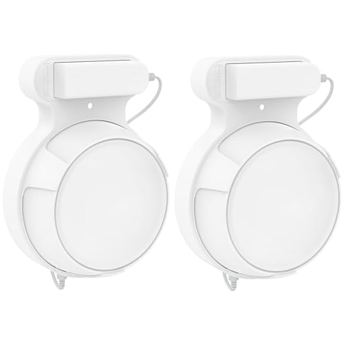 Stander Kompatibel mit TP Link Deco BE23 / BE25 / BE3600 / BE5000 Mesh WiFi 7 System-Einfache und robuste Wandhalterung Standhalterung TP Link Deco BE23 / BE25 / BE3600 / BE5000 Halterung(Weiß,2PCS) von Aokicase