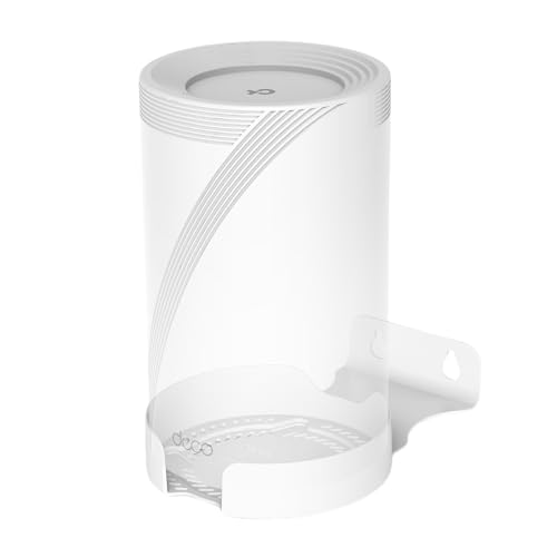 Stander Kompatibel mit TP Link Deco BE75 / BE85 / BE95 Mesh WiFi 7 System-Einfache und robuste Wandhalterung Standhalterung TP Link Deco BE75 / BE85 / BE95 Halterung mit Kabelmanagement(Weiß,1PCS) von Aokicase