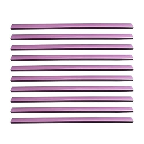 10 x A4-Bindebinder, violett, Bindeschienen, Gleitgriff, Kunststoff-Rückenschienen, Schiebebücher für Dateien, Berichte, Projekte, Präsentationen, Büro, Dokumentenbedarf, 30,5 x 1,5 cm 10 x A4-Bindebinder, violett, Bindeschienen, Gleitgriff, Kunststoff-Rückenschienen, Schiebebücher für Dateien, Berichte, Projekte, Präsentationen, Büro, Dokumentenbedarf, 30,5 x 1,5 cm von Aoktorkit