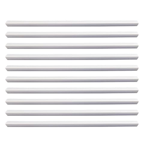 10 x A4-Bindebinder, weiße Bindereisten mit Gleitgriff, Kunststoff-Rückenstangen, Schiebebücher für Dateien, Berichte, Projekte, Präsentationen, Büro, Dokumentenbedarf, 30,5 x 1,5 cm 10 x A4-Bindebinder, weiße Bindereisten mit Gleitgriff, Kunststoff-Rückenstangen, Schiebebücher für Dateien, Berichte, Projekte, Präsentationen, Büro, Dokumentenbedarf, 30,5 x 1,5 cm von Aoktorkit