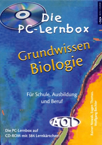 Grundwissen Biologie, 1 CD-ROMFür Schule, Ausbildung und Beruf. Für Windows 95/98 oder 2000. CD-ROM m. 384 Lernkärtchen von Aol im Aap Lehrerfachverlag
