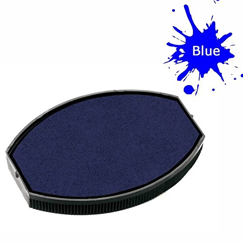 Stempelkissen Blau für Stempel,Austauschbare Stempelkissen für Personalisierte Runden Stempel Durchmesser 40mm von Aolun