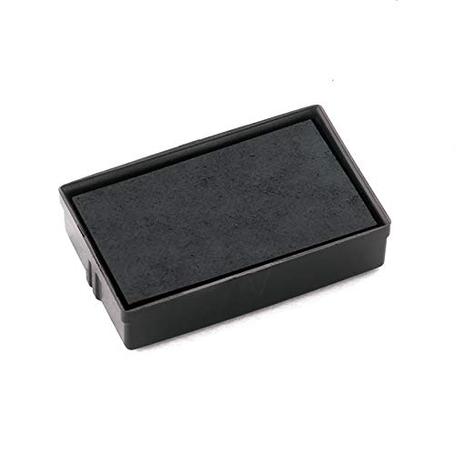 Stempelkissen Schwarz für Stempel,2 Packungen Austauschbare Stempelkissen für Personalisierte Stempel 4 Linien, 47 x 18 mm von Aolun