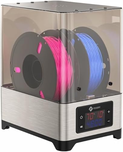 Aomdom Filament Dryer 70° Filament Trockner 110W Einstellbare Temperatur Filament Dry Box 360 ° gleichmäßige Erwärmung 3D Filament Box kompatibel mit 1,75mm 2,85mm und 3,00 mm Filament Halter von Aomdom