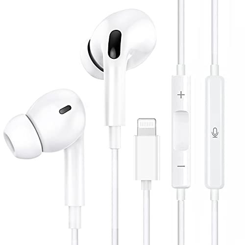 In-Ear Kopfhörer für iPhon.e, Kopfhörer HiFi Audio Stereo, mit Mikrofon und Lautstärkeregler, kompatibel mit iPhon.e 14 Pro Max/13/13 Pro/12 Pro Max/12 Mini/SE/11/X/XS Max/XR/8/7 Plus In-Ear Kopfhörer für iPhon.e, Kopfhörer HiFi Audio Stereo, mit Mikrofon und Lautstärkeregler, kompatibel mit iPhon.e 14 Pro Max/13/13 Pro/12 Pro Max/12 Mini/SE/11/X/XS Max/XR/8/7 Plus von Aomlike