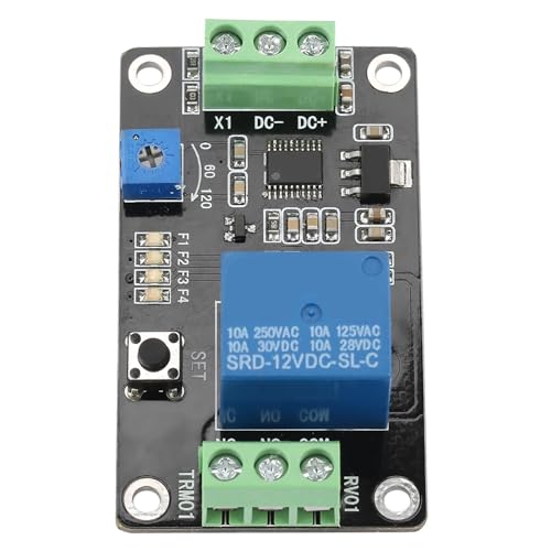 Verzögerungsrelais-TRM01-Modul, DC 5V/12 V/24 V Timer-Schalter, Ausnutzzeit, Selbstverriegelung, Anti-Reverse. Mit der Verzögerung, Verzögerung aus, Triggerverzögerungsfunktion Verzögerungsrelais-TRM01-Modul, DC 5V/12 V/24 V Timer-Schalter, Ausnutzzeit, Selbstverriegelung, Anti-Reverse. Mit der Verzögerung, Verzögerung aus, Triggerverzögerungsfunktion von Aoresac