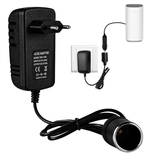 Aoreun KFZ Netzadapter, Spannungswandler 100V - 240V auf 12V/3A, Netzteil Adapter Stromwandler, KFZ-Netzteil mit Zigarettenanzünder Buchse für Navi, DVR, Auto-Ladegerät von Aoreun
