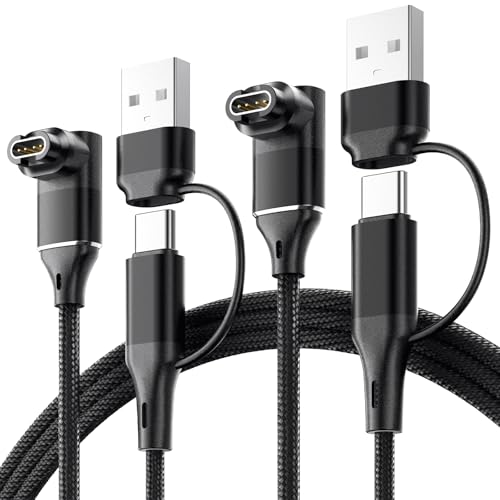 Aorle 2-in-1-Ladekabel für Garmin Watch, 2 Stück, 90-Grad-Ladekabel für Fenix 8/7/6 E/X/S, Vivoactive, Instinct, Venu, Tactix, Forerunner, Approach, Vivomove, Quatix Aorle 2-in-1-Ladekabel für Garmin Watch, 2 Stück, 90-Grad-Ladekabel für Fenix 8/7/6 E/X/S, Vivoactive, Instinct, Venu, Tactix, Forerunner, Approach, Vivomove, Quatix von Aorle