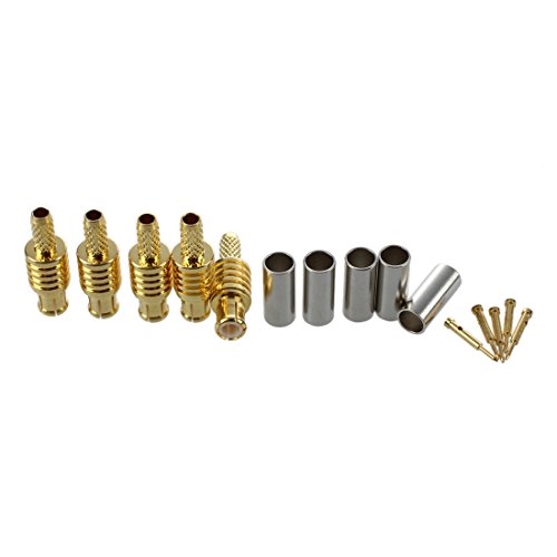 Aorwh 5 Stueck MCX Stecker RF Adapter Anschluss Fuer RG179-Kabel Aorwh 5 Stueck MCX Stecker RF Adapter Anschluss Fuer RG179-Kabel von Aorwh