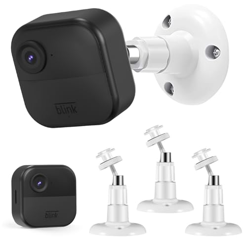 AOTNEX Blink Kamerahalterung, 3. und 4. Generation, 360 Grad verstellbare Abdeckung, Überwachungswandhalterungen für Blink Outdoor Indoor Heim-Sicherheitskamerasystem (3 Stück, weiß) von Aotnex