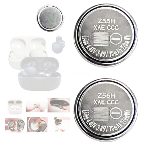 2PCS Aousavo Ersatzakku Z55H kompatibel mit WF-1000XM4 WF1000XM4 WF-SP900 Bluetooth Headphones Battery Series Z55H CP1254 2PCS 2PCS Aousavo Ersatzakku Z55H kompatibel mit WF-1000XM4 WF1000XM4 WF-SP900 Bluetooth Headphones Battery Series Z55H CP1254 2PCS von Aousavo