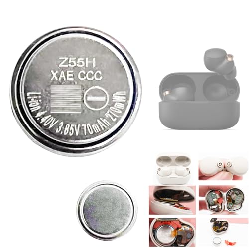 Aousavo (1 Pieces) Z55H ersatz akku Z55H Kompatibel mit WF-1000XM4 WF1000XM4 WF-SP900 Bluetooth Headphones Battery Series Z55H CP1254 (1 Pieces) WF-1000XM4 von Aousavo