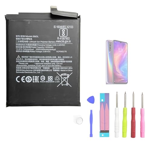 Aousavo BM3L ersatz akku Kompatibel mit Xiaomi 9 MI9 M9 MI 9 mit ersatz kit Aousavo BM3L ersatz akku Kompatibel mit Xiaomi 9 MI9 M9 MI 9 mit ersatz kit von Aousavo