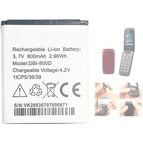 Aousavo DBI-800D ersatz akku DBI-800D Kompatibel mit Doro Liberto 650, Secure 580, Secure 580IUP DBI-800B Handy akku Aousavo DBI-800D ersatz akku DBI-800D Kompatibel mit Doro Liberto 650, Secure 580, Secure 580IUP DBI-800B Handy akku von Aousavo