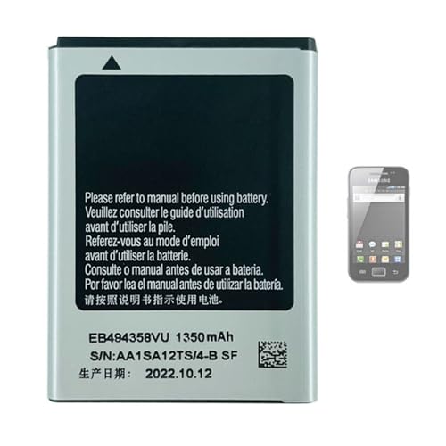 Aousavo EB494358VU ersatz akku Kompatibel mit Samsung Galaxy Ace S5830 Aousavo EB494358VU ersatz akku Kompatibel mit Samsung Galaxy Ace S5830 von Aousavo