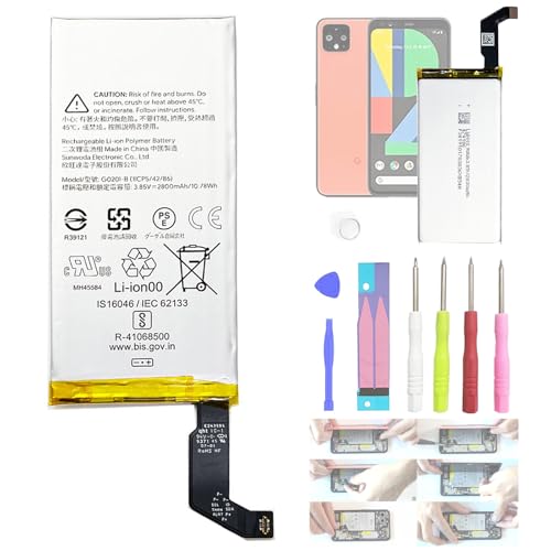 Aousavo G020I-B ersatz akku Kompatibel mit Google Pixel 4 mit Free Toolkit von Aousavo