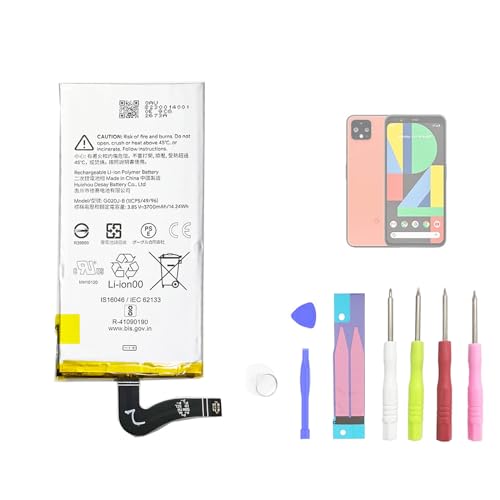 Aousavo G020J-B ersatz akku Kompatibel mit Google Pixel 4 XL mit Free Toolkit von Aousavo