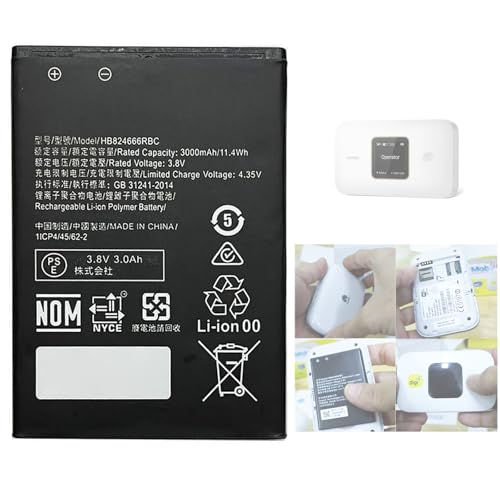 Aousavo HB824666RBC ersatz akku Kompatibel mit Huawei E5577 E5785 E5787 WiFi 501HW 502HW HWBBJ1 HWBBN1 HWBBK von Aousavo