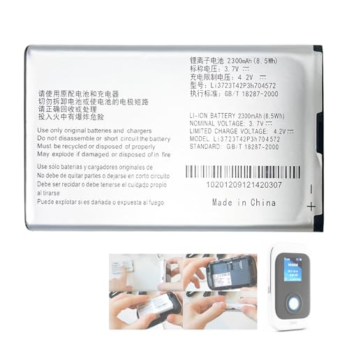 Aousavo Li3723T42P3h704572 ersatz akku Kompatibel mit ZTE MF90 MF90C MF91 MF91D von Aousavo