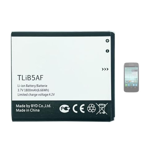 Aousavo TLiB5AF ersatz akku Kompatibel mit Alcatel One Touch 997, PopC5, X Pop, OT-5035,Router alcatel mw40v-2BALIT1 von Aousavo