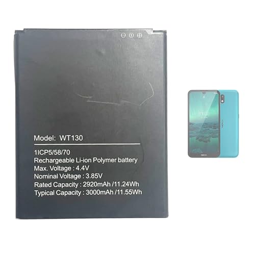 Aousavo WT130 ersatz akku WT130 Kompatibel mit Nokia 1.3 TA-1205 TA-1216/Verizon Nokia 2 V Tella TA-1231 / Cricket Nokia C2 Tava TA-1218 Telefon von Aousavo
