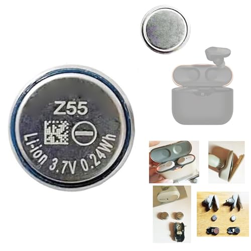 Neue Upgrades in 2024 Aousavo (1 Pieces) Z55 CP1254 ersatz akku Z55 Kompatibel mit WF-1000XM3 WF-1000X WF-XB700 WF-SP700N WF-SP900 Wireless Earphones Bluetooth Headphones Battery Series von Aousavo