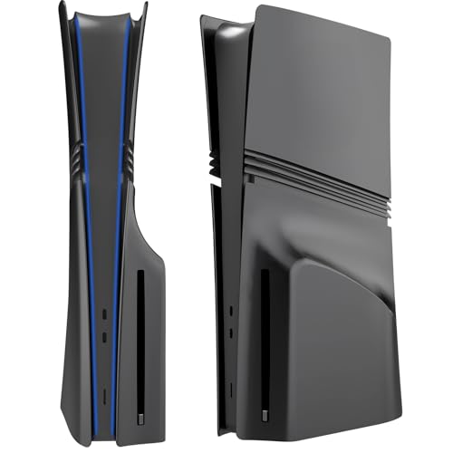 Deckel Fall Platten Für PS5 PRO Optical Drive Version Fall Ersatz-Frontplattenabdeckung von Broken Shell-Ersatzstoffe Hautabdeckung (Black) von Aoyygg