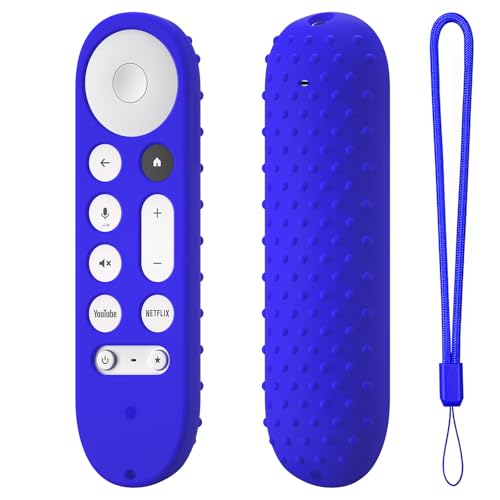 Fernbedienung Schutzhülle Case Für Google TV Streamer 4K TV 2024/für Google GY3LE Fernbedienung,für Google Silikon Fernbedienungshüllen Schutzhüllen (Blue) von Aoyygg