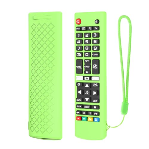 Fernbedienung Tasche Abdeckung Schutzhülle Für LG AKB75095307/AKB75375604/AKB74915305 TV Silikon Schutzhülle für die Fernbedienung (Luminous Green) von Aoyygg