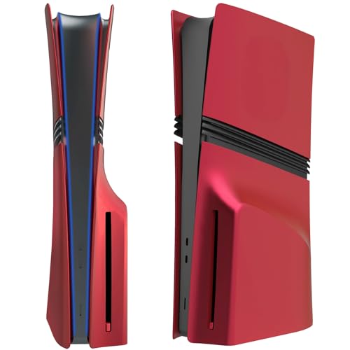 Für PS5 PRO Digitale Ausgabe Konsolen-Gehäuse Platten Deckel Für PS5 PRO Optisches Laufwerk Ersatz-Schutzhülle in roter Farbe (Optical Drive Version) von Aoyygg