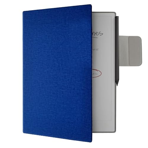 Magnetische Schutzhülle für Remarkable Paper Pro 11,8-Zoll-2024-Hülle – stoßfeste PU-Hülle, Kratzfest und staubdicht (Dark Blue) von Aoyygg