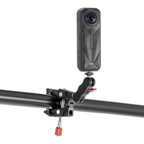 Multifunktions-Super-Klemme für insta360 X5, Magic Arm für insta360 X5 Stabile und rutschfeste Super-Klemme mit 1/4 Gewinde Multifunktions-Super-Klemme für insta360 X5, Magic Arm für insta360 X5 Stabile und rutschfeste Super-Klemme mit 1/4 Gewinde von Aoyygg
